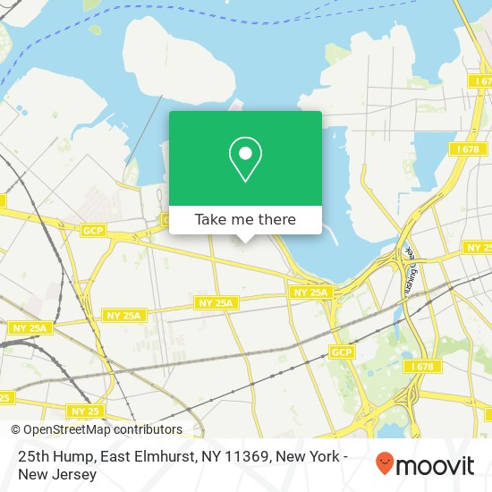 Mapa de 25th Hump, East Elmhurst, NY 11369