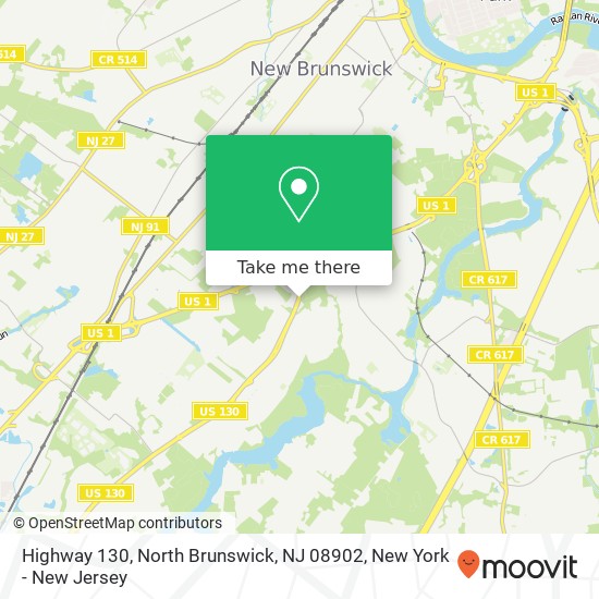 Mapa de Highway 130, North Brunswick, NJ 08902