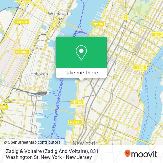 Zadig & Voltaire (Zadig And Voltaire), 831 Washington St map