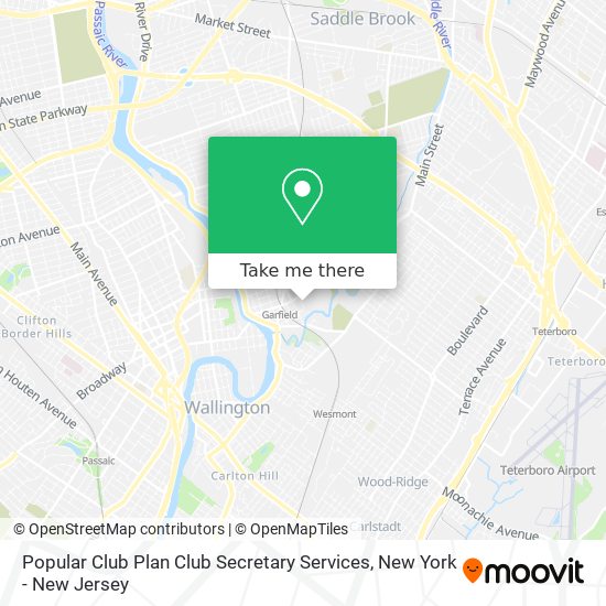 Mapa de Popular Club Plan Club Secretary Services