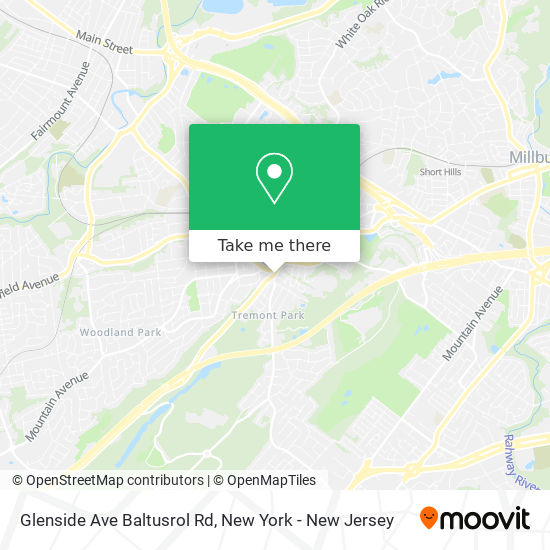 Mapa de Glenside Ave Baltusrol Rd