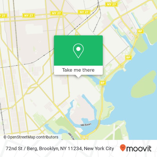 72nd St / Berg, Brooklyn, NY 11234 map
