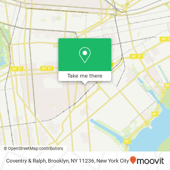 Mapa de Coventry & Ralph, Brooklyn, NY 11236