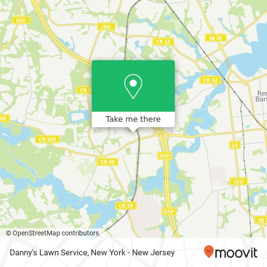 Danny's Lawn Service map