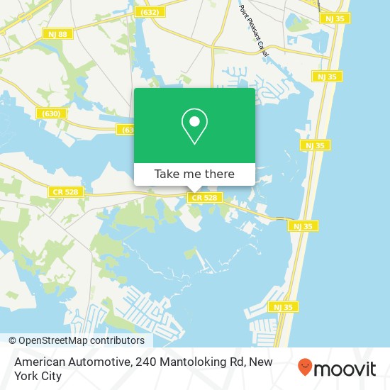 American Automotive, 240 Mantoloking Rd map