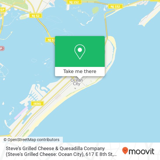 Steve's Grilled Cheese & Quesadilla Company (Steve's Grilled Cheese: Ocean City), 617 E 8th St map