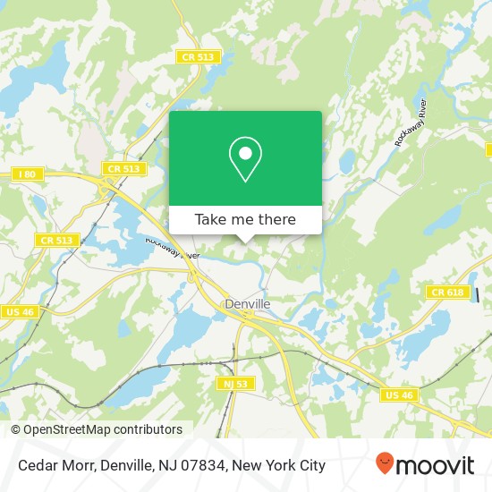 Cedar Morr, Denville, NJ 07834 map