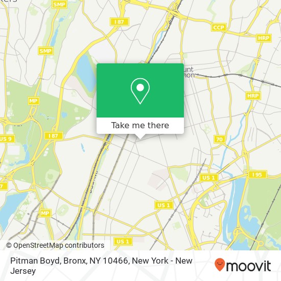 Pitman Boyd, Bronx, NY 10466 map