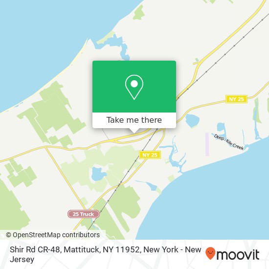 Mapa de Shir Rd CR-48, Mattituck, NY 11952