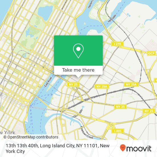13th 13th 40th, Long Island City, NY 11101 map