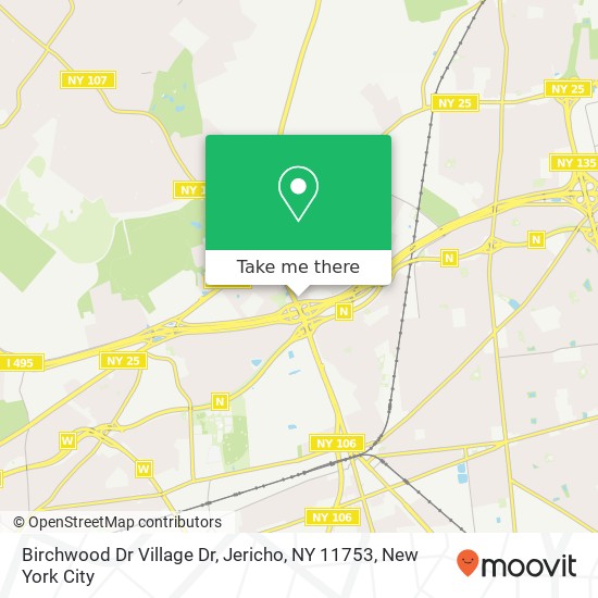 Birchwood Dr Village Dr, Jericho, NY 11753 map