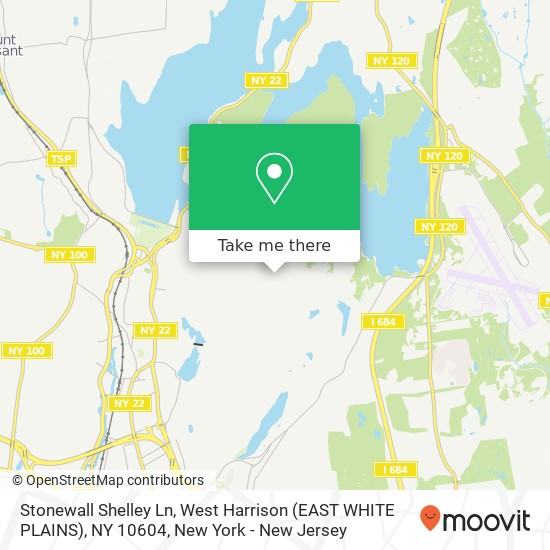Stonewall Shelley Ln, West Harrison (EAST WHITE PLAINS), NY 10604 map