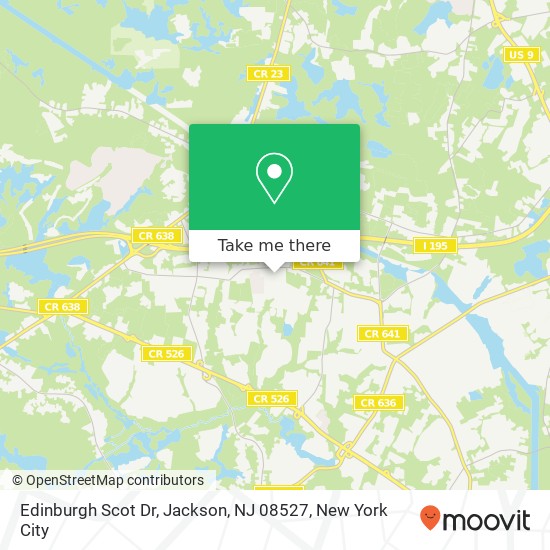 Edinburgh Scot Dr, Jackson, NJ 08527 map