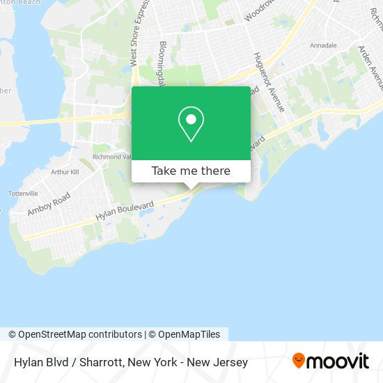 Mapa de Hylan Blvd / Sharrott