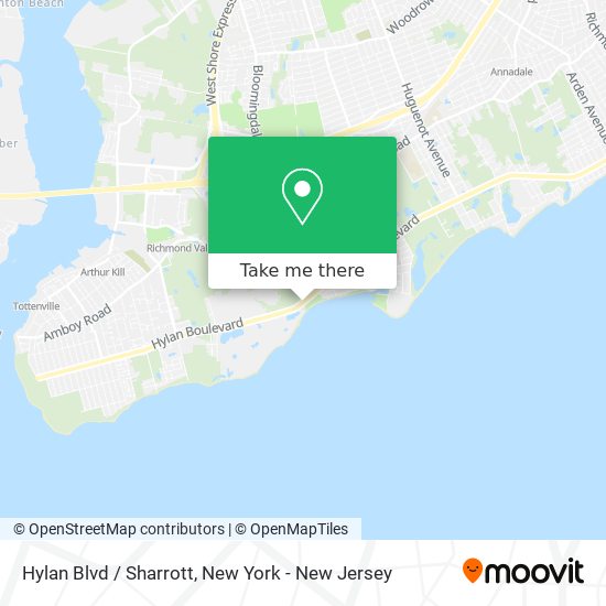 Hylan Blvd / Sharrott map