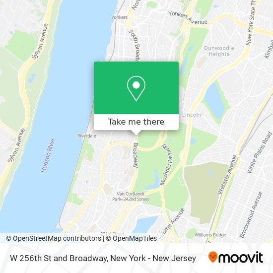 Mapa de W 256th St and Broadway
