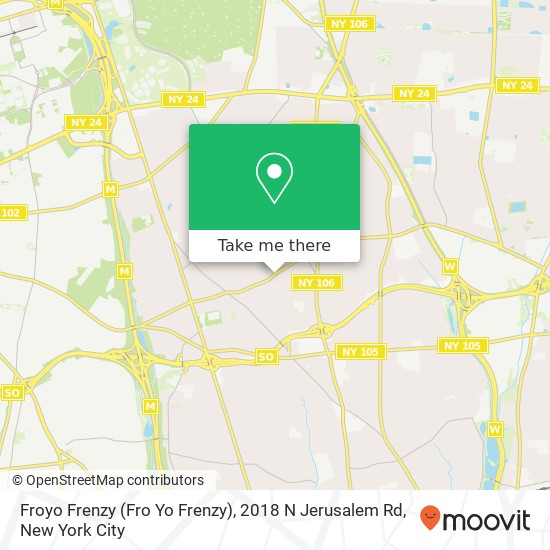 Mapa de Froyo Frenzy (Fro Yo Frenzy), 2018 N Jerusalem Rd