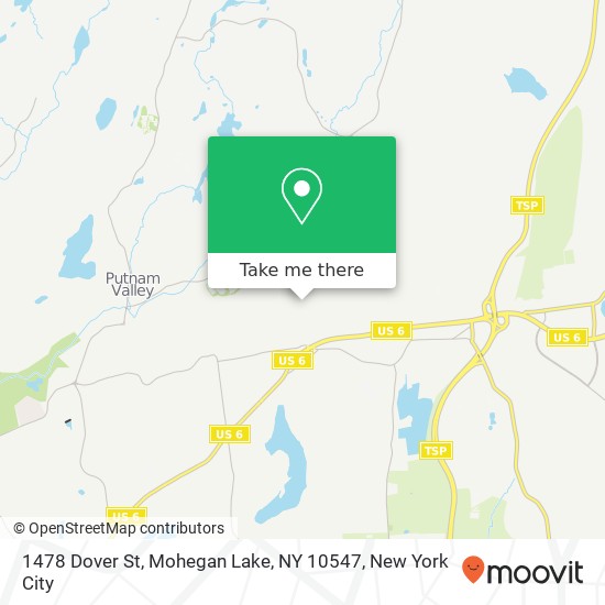 1478 Dover St, Mohegan Lake, NY 10547 map