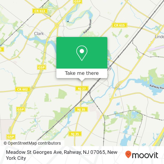 Meadow St Georges Ave, Rahway, NJ 07065 map