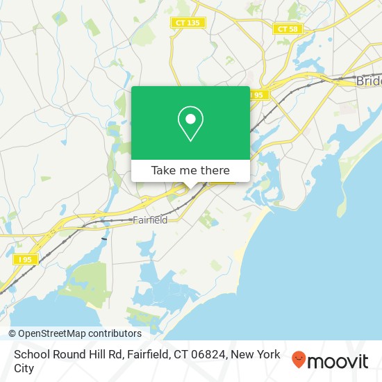 School Round Hill Rd, Fairfield, CT 06824 map