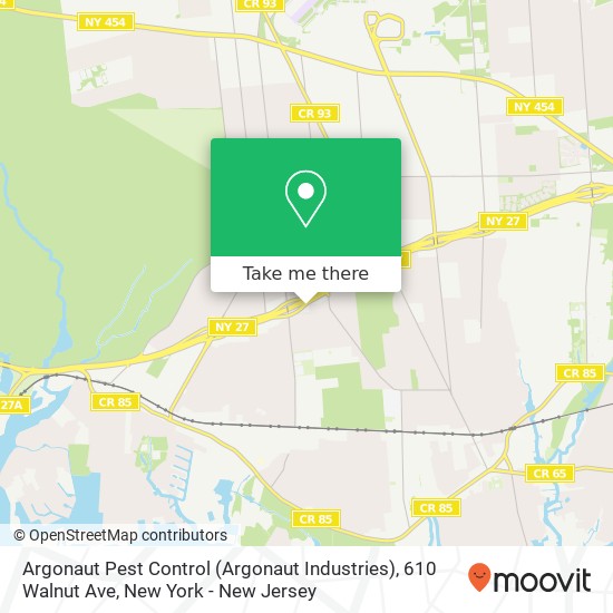 Mapa de Argonaut Pest Control (Argonaut Industries), 610 Walnut Ave