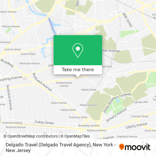 Mapa de Delgado Travel (Delgado Travel Agency)