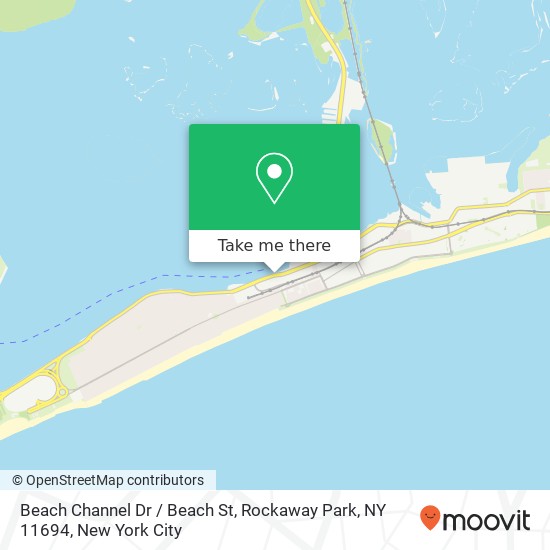 Mapa de Beach Channel Dr / Beach St, Rockaway Park, NY 11694