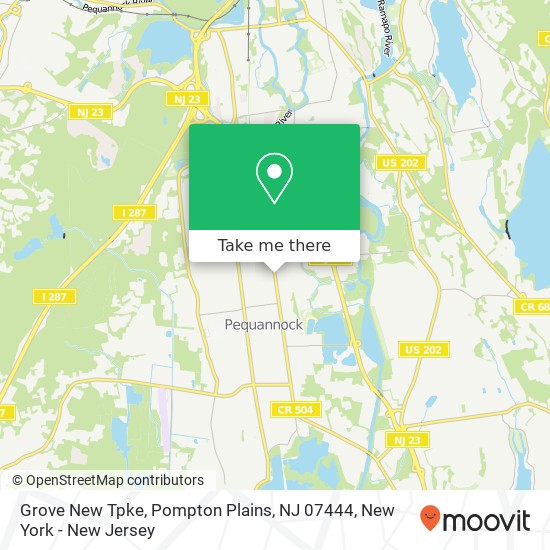 Grove New Tpke, Pompton Plains, NJ 07444 map