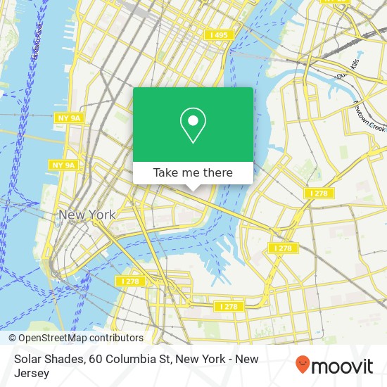 Solar Shades, 60 Columbia St map