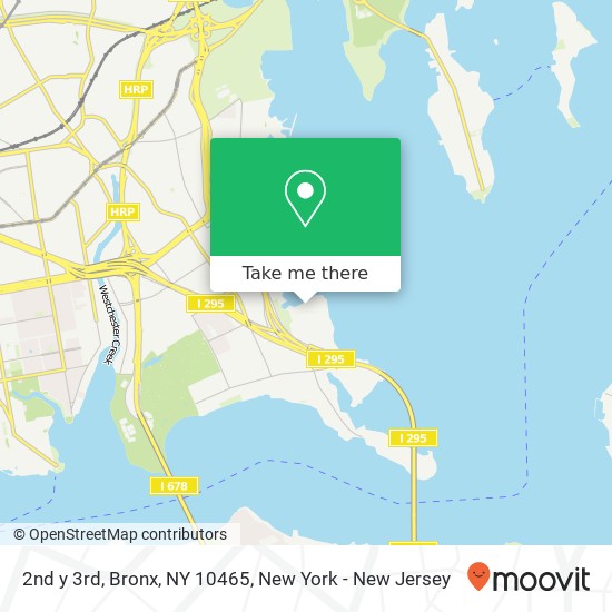 Mapa de 2nd y 3rd, Bronx, NY 10465