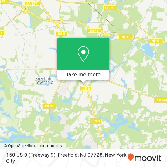 150 US-9 (Freeway 9), Freehold, NJ 07728 map