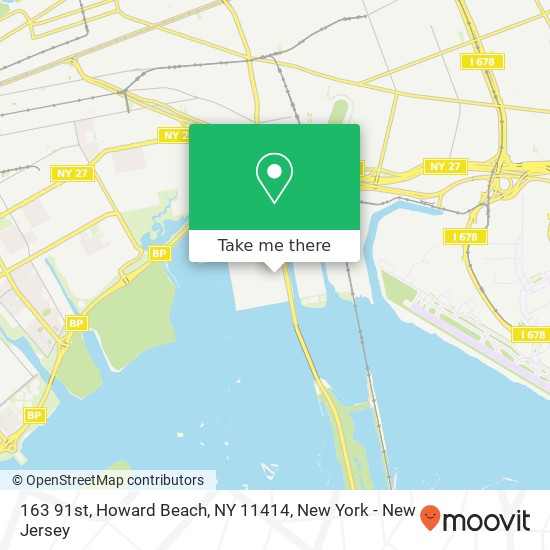163 91st, Howard Beach, NY 11414 map