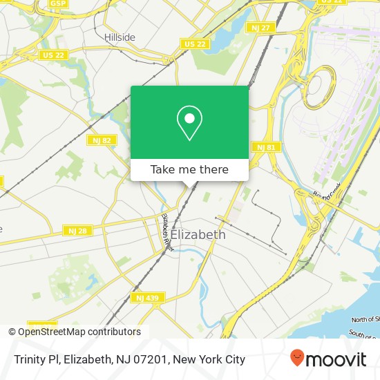 Trinity Pl, Elizabeth, NJ 07201 map