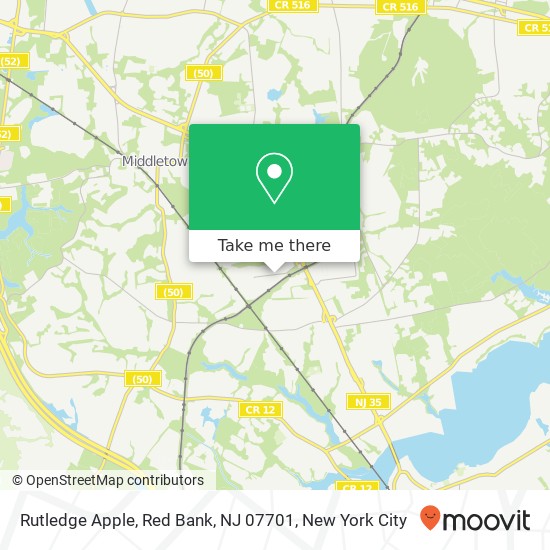 Rutledge Apple, Red Bank, NJ 07701 map