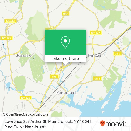 Lawrence St / Arthur St, Mamaroneck, NY 10543 map