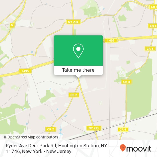 Ryder Ave Deer Park Rd, Huntington Station, NY 11746 map