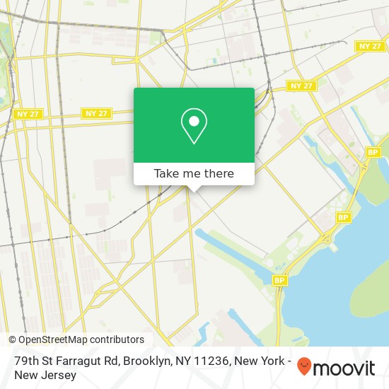 79th St Farragut Rd, Brooklyn, NY 11236 map