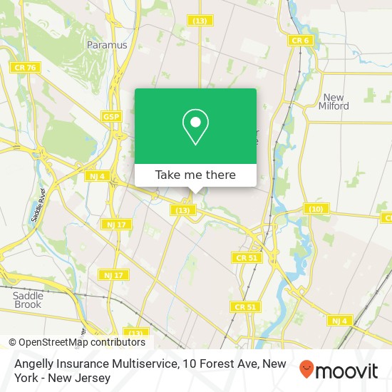 Angelly Insurance Multiservice, 10 Forest Ave map