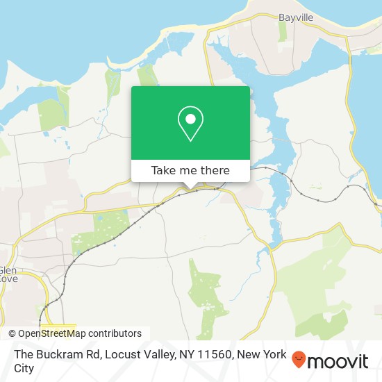 The Buckram Rd, Locust Valley, NY 11560 map