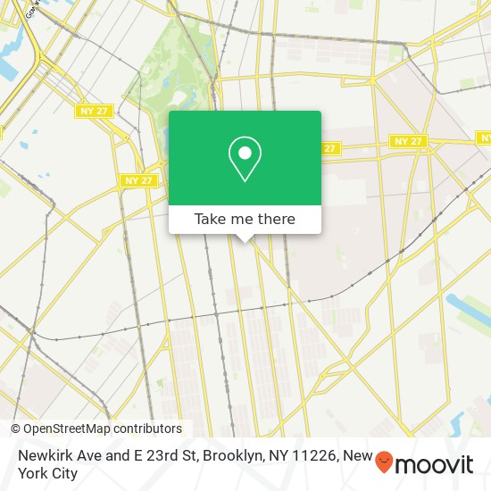 Newkirk Ave and E 23rd St, Brooklyn, NY 11226 map