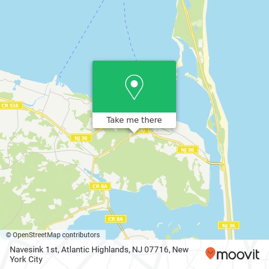 Navesink 1st, Atlantic Highlands, NJ 07716 map