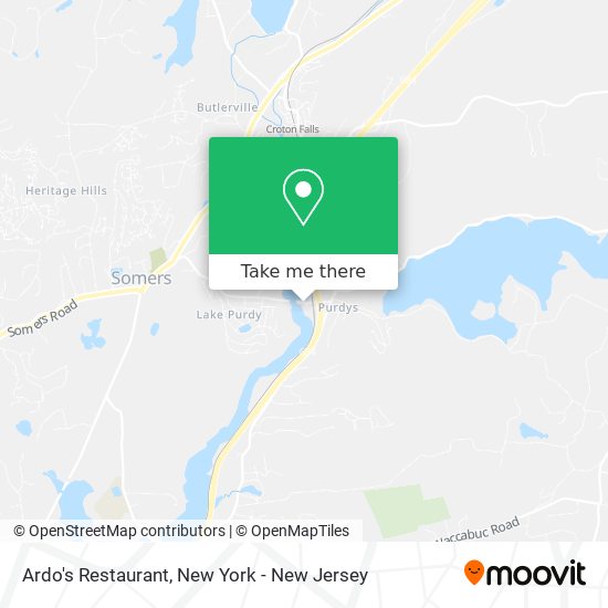 Mapa de Ardo's Restaurant