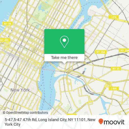 5-47,5-47 47th Rd, Long Island City, NY 11101 map