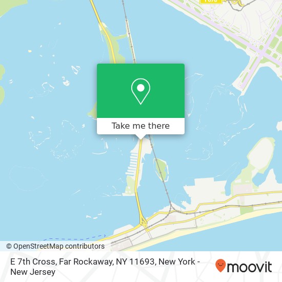 E 7th Cross, Far Rockaway, NY 11693 map