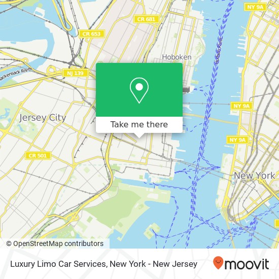 Luxury Limo Car Services map