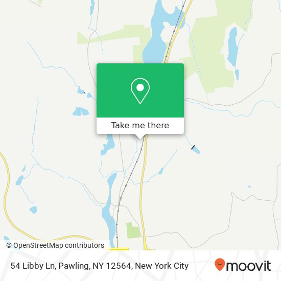 Mapa de 54 Libby Ln, Pawling, NY 12564