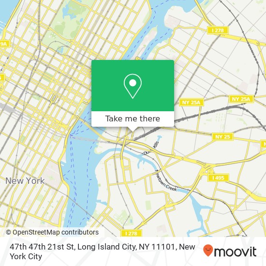 47th 47th 21st St, Long Island City, NY 11101 map