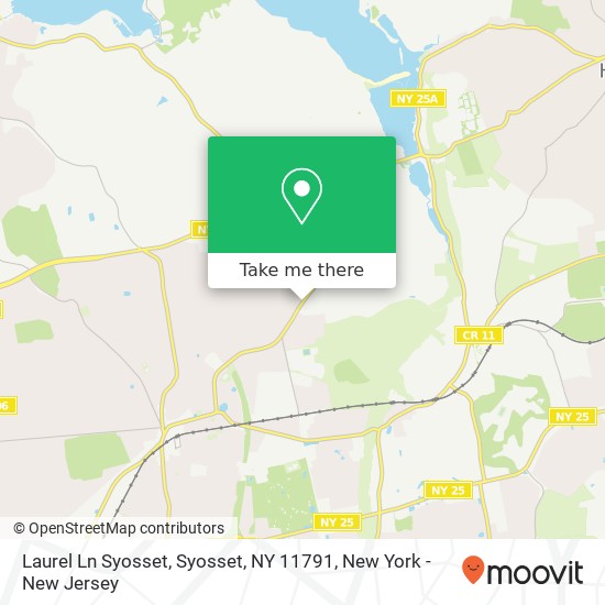 Mapa de Laurel Ln Syosset, Syosset, NY 11791