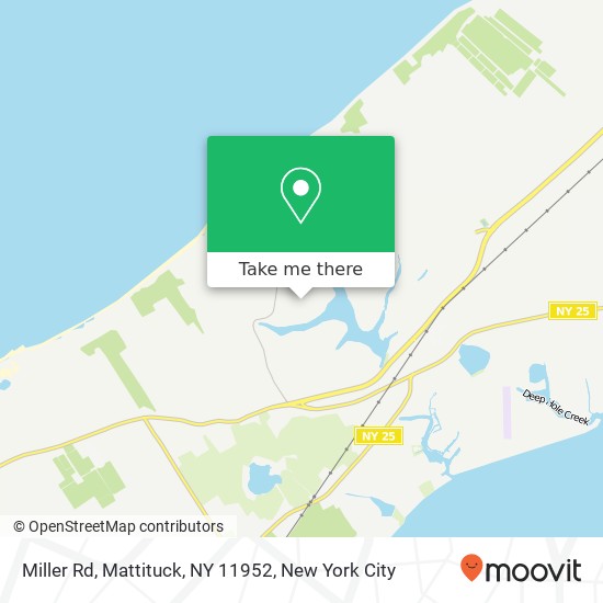 Mapa de Miller Rd, Mattituck, NY 11952