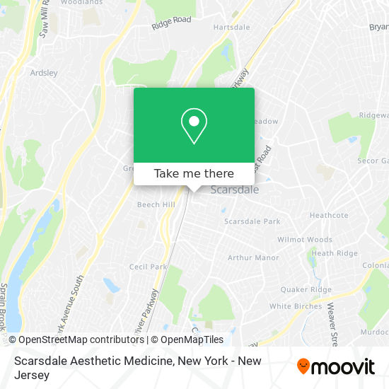 Mapa de Scarsdale Aesthetic Medicine